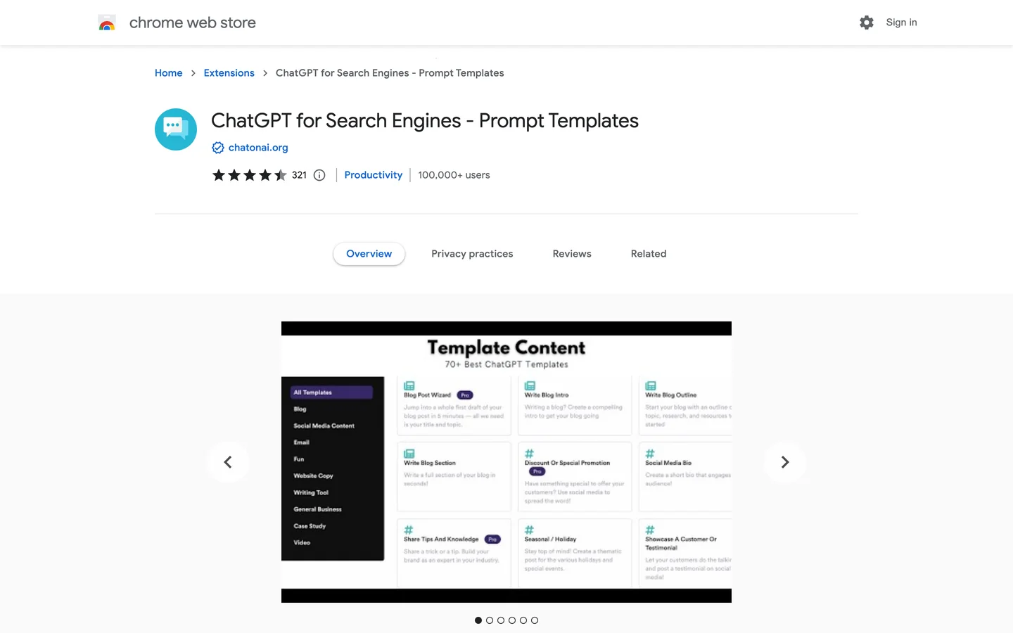 ChatGPT Chrome Extension