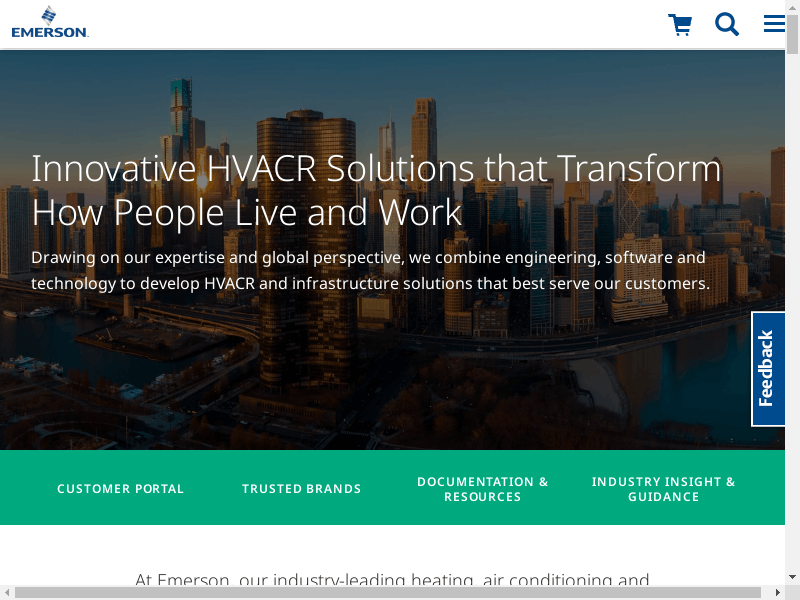 HVACR Technology and Infrastructure Solutions | Emerson US