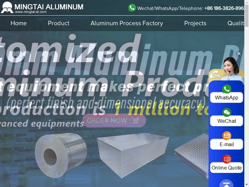 Aluminum sheet-Aluminum coil-Aluminum foil - Mingtai Al. is an advanced listed company of aluminum rolling in domestic.